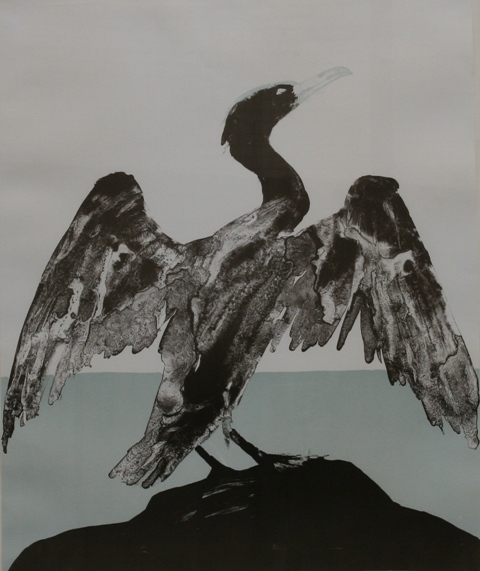 Appraisal: Elizabeth Frink - Cormorant lithograph signed lower right artist's name