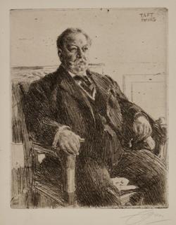 Appraisal: Anders Leonard Zorn Swedish American - President William H Taft