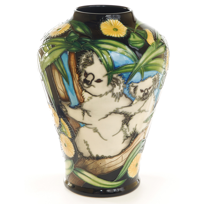 Appraisal: Moorcroft vase koalas designer Sian Leeper Australian collection ''h