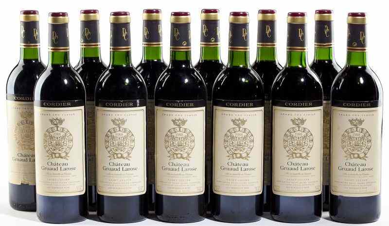 Appraisal: Chateau Gruaud LaroseSt Julien bottles bn vts''This tight and powerful