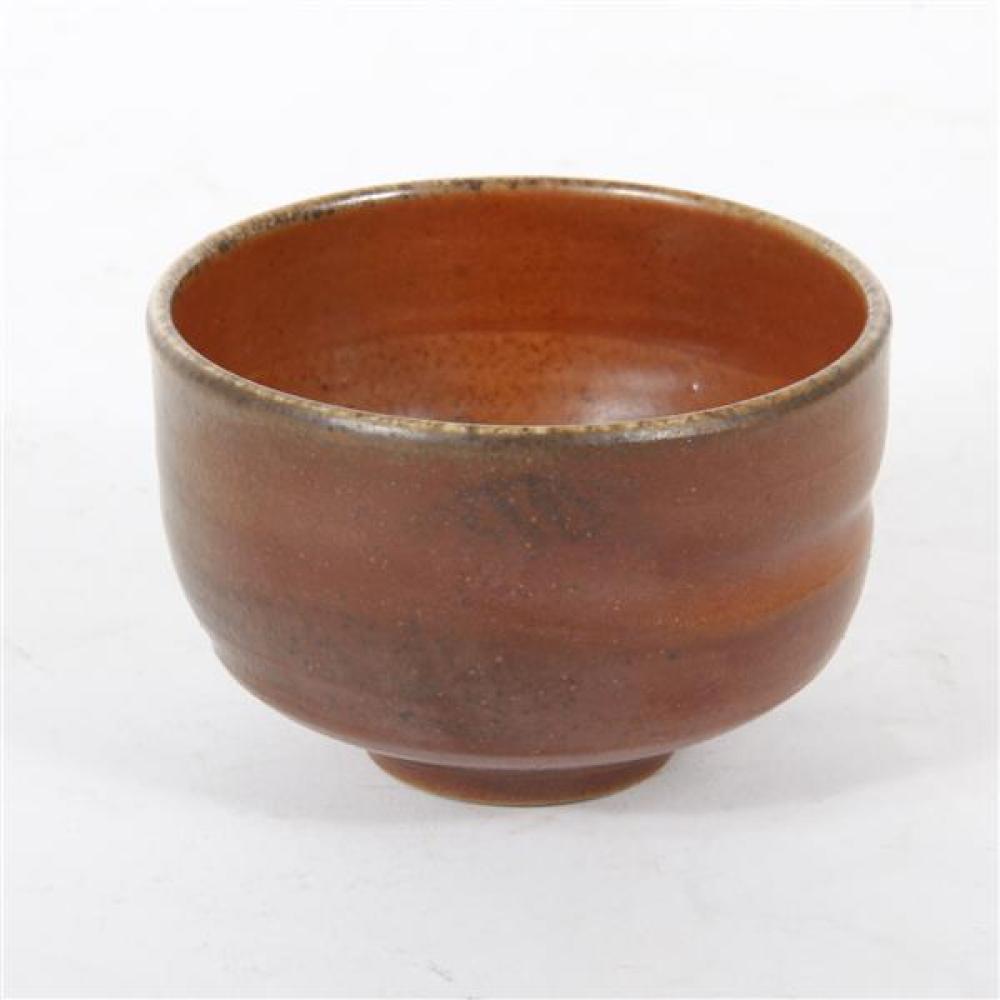 Appraisal: NILS LOU AMERICAN D BOWL STUDIO POTTERY HNils Lou American