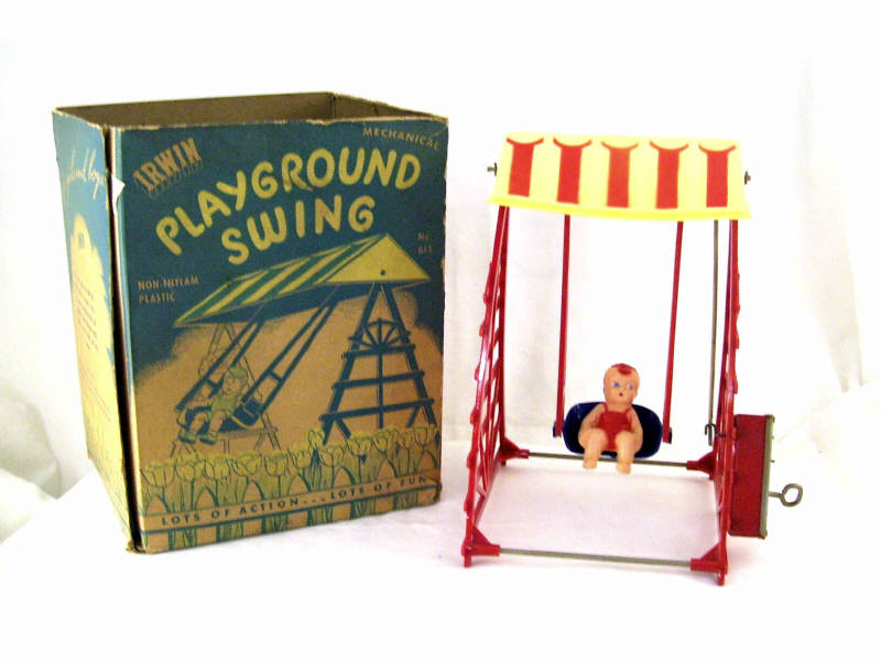 Appraisal: Irwin Playground Swing Keywind operation swing in molded plastic construction