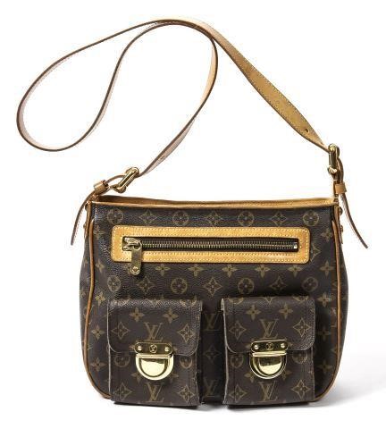 Appraisal: Louis Vuitton 'Baggy' shoulder bag in brown monogram coated canvas