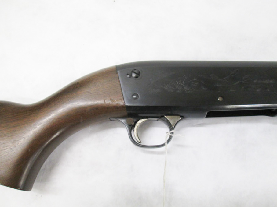 Appraisal: ITHACA MODEL SLIDE ACTION SHOTGUN gauge full choke barrel walnut