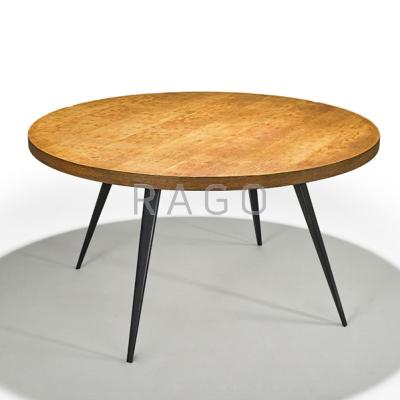 Appraisal: CHARLOTTE PERRIAND ATELIERS JEAN PROUVE Dining table France s Oak