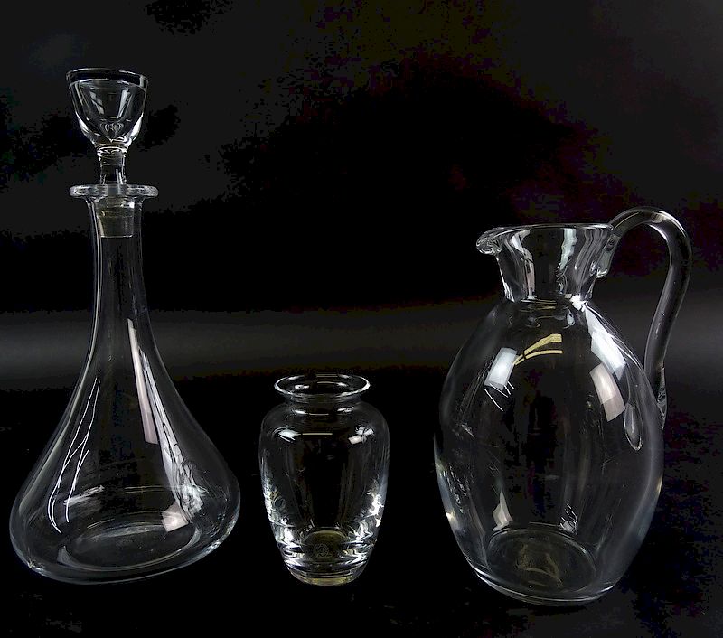 Appraisal: Baccarat Three Assorted Serving Items Baccarat Three Assorted Serving Items