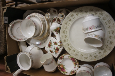 Appraisal: Tray comprising Royal Albert Belinda Cups Saucers Plates Tea Pot