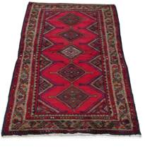 Appraisal: A Kazak Carpet th Century Five medallions in a red