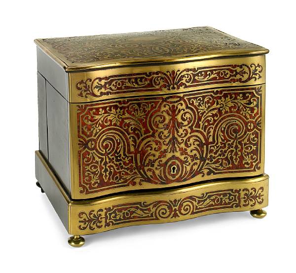 Appraisal: A Napoleon III Boulle tantalus third quarter th century With