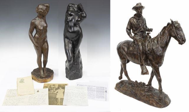 Appraisal: lot of Gutzon Borglum - and Solon Borglum Solon Hannibal