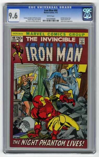 Appraisal: Iron Man CGC Marvel Comics Click for full description