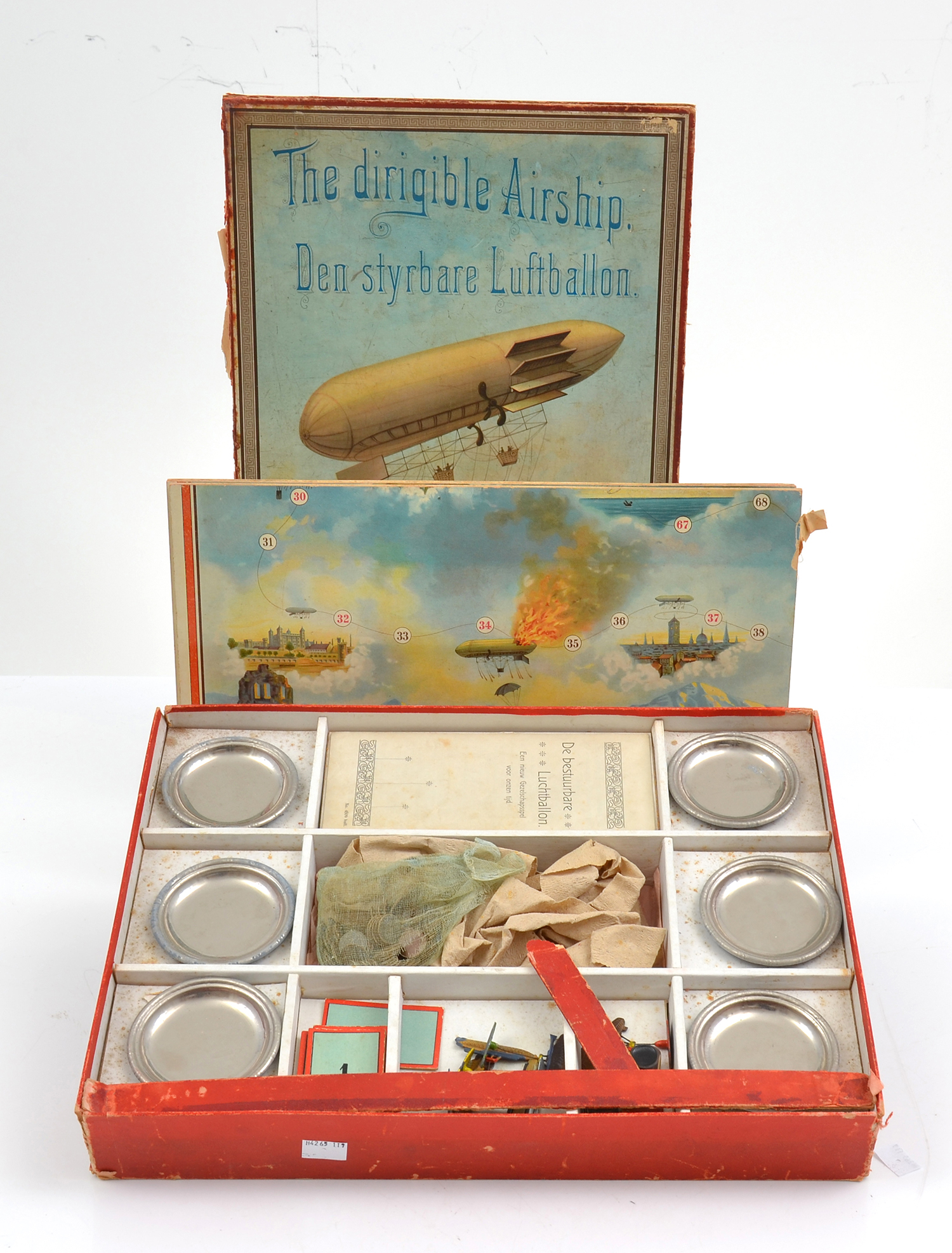 Appraisal: 'THE DIRIGIBLE AIRSHIP' BOARD GAME IN ORIGINAL BOX