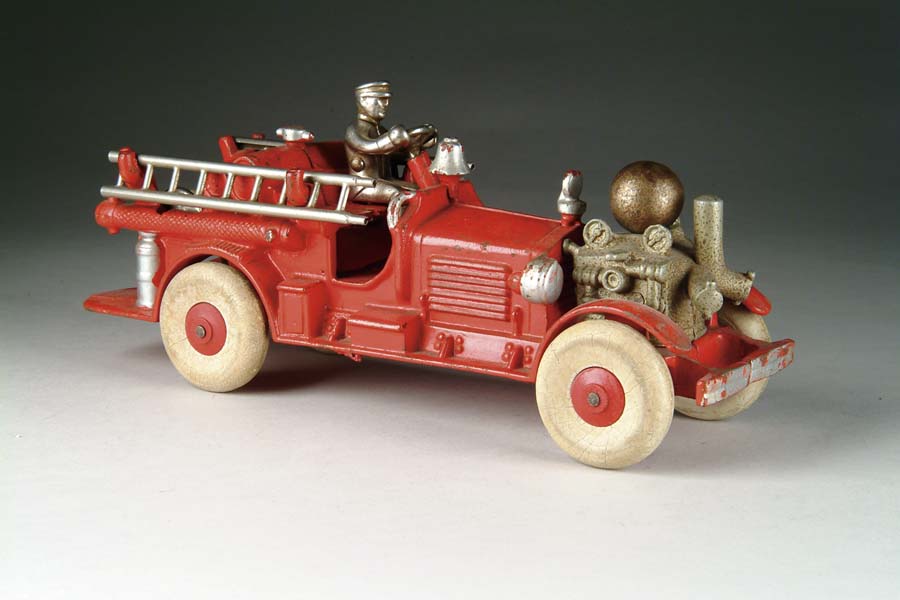 Appraisal: HUBLEY AHRENS-FOX PUMPER Red painted engine equipped with original nickel-plated