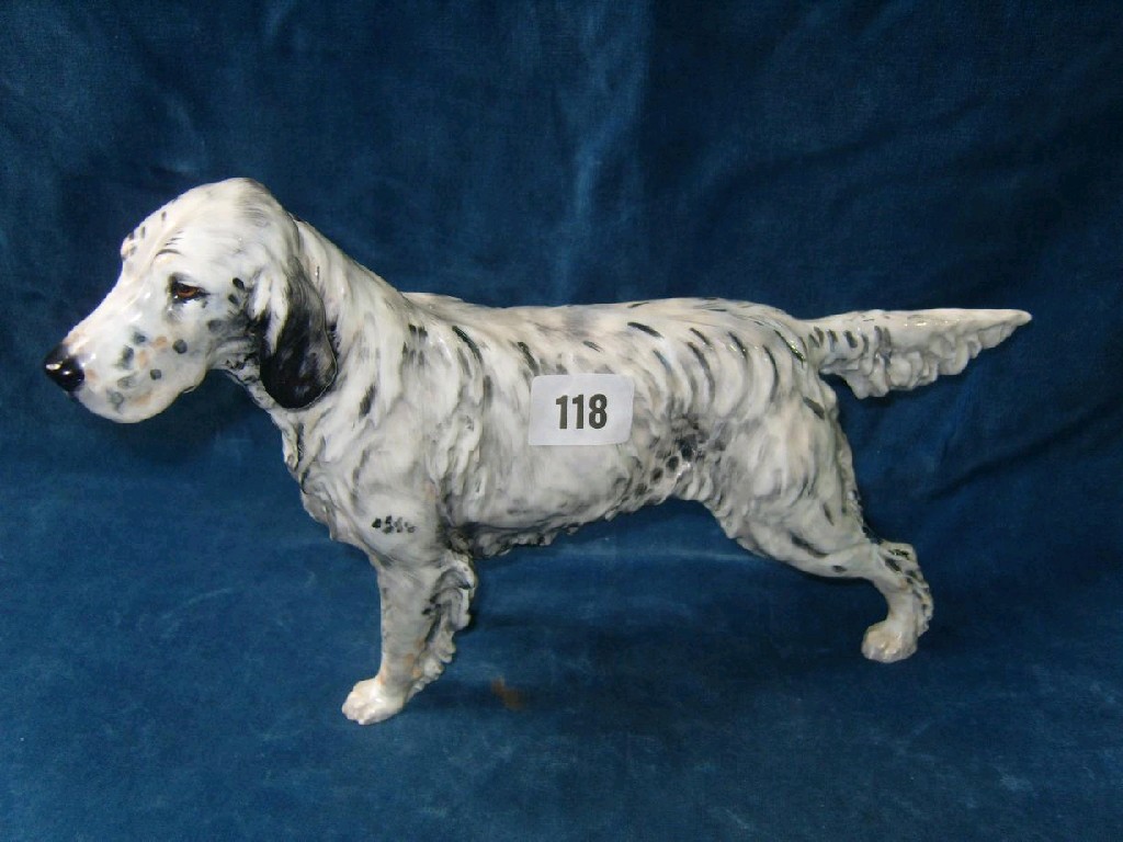 Appraisal: A Royal Doulton figure of a setter Maesydd Mustard HN