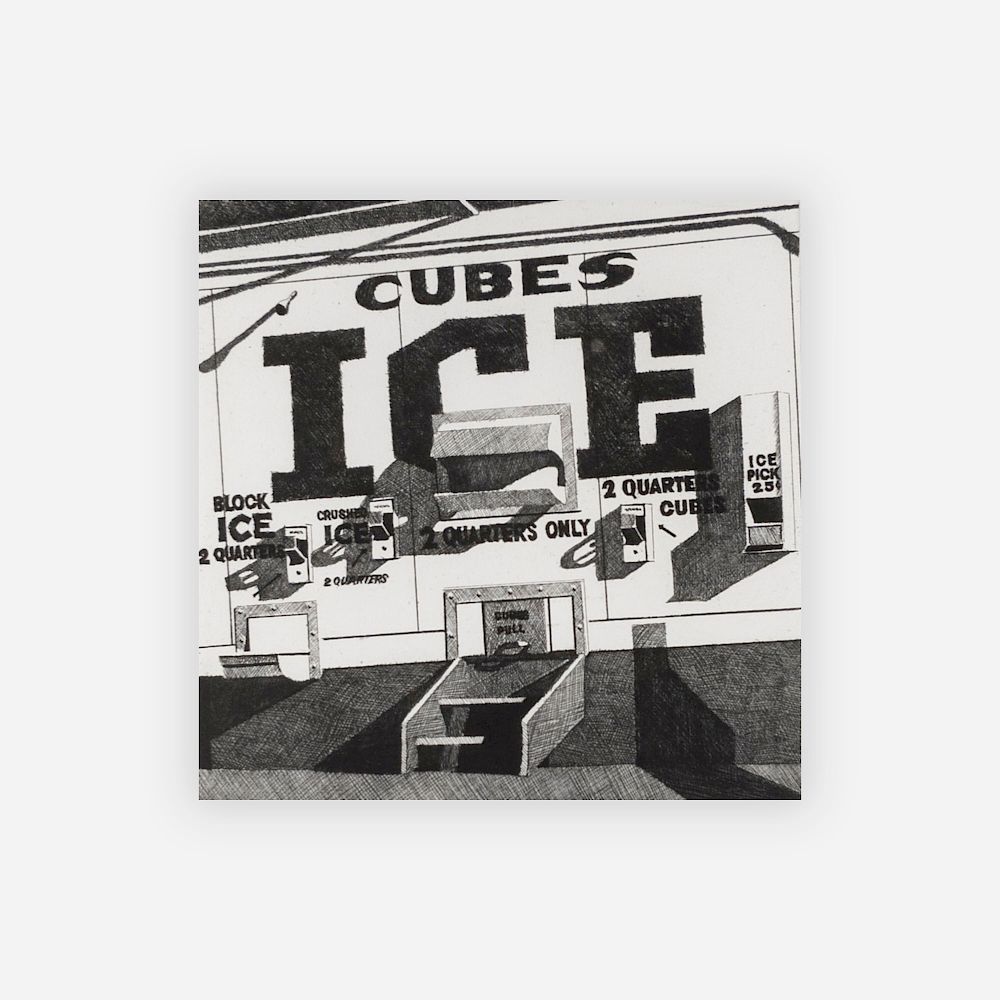 Appraisal: Robert Cottingham - Ice Lot Robert Cottingham American b Ice