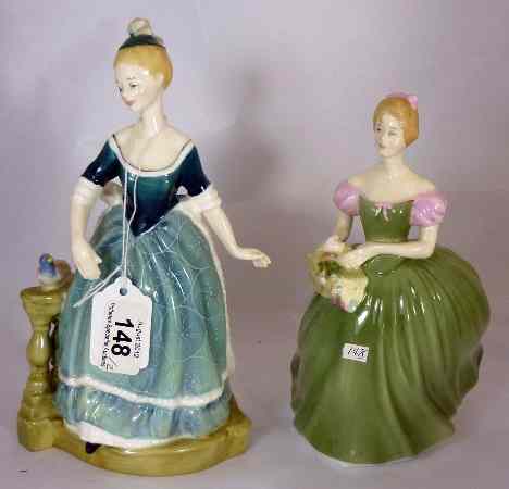 Appraisal: Royal Doulton Figures Clarinda HN and Clarissa HN