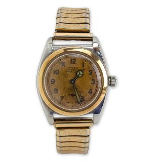 Appraisal: Men's Very Rare Circa Rolex Bubble Back Pink Gold and