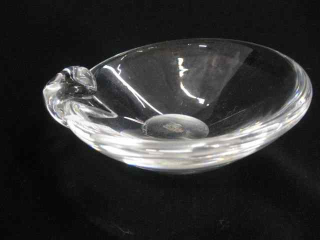 Appraisal: Steuben Crystal Ashtray signed '' diameter excellent