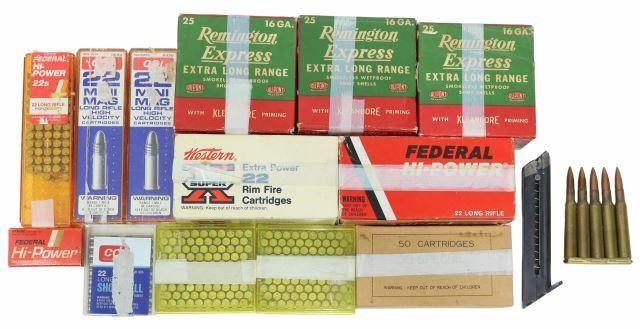 Appraisal: lot Ammunition Remington Express shotgun shells gauge Wester Syoer X