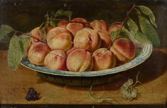 Appraisal: HULSDONCK JACOB VAN Antwerp Circle of Still life with peaches