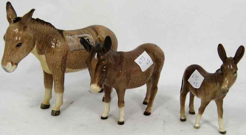 Appraisal: Beswick Farm Animals Donkey Gloss A Donkey Second Version Gloss