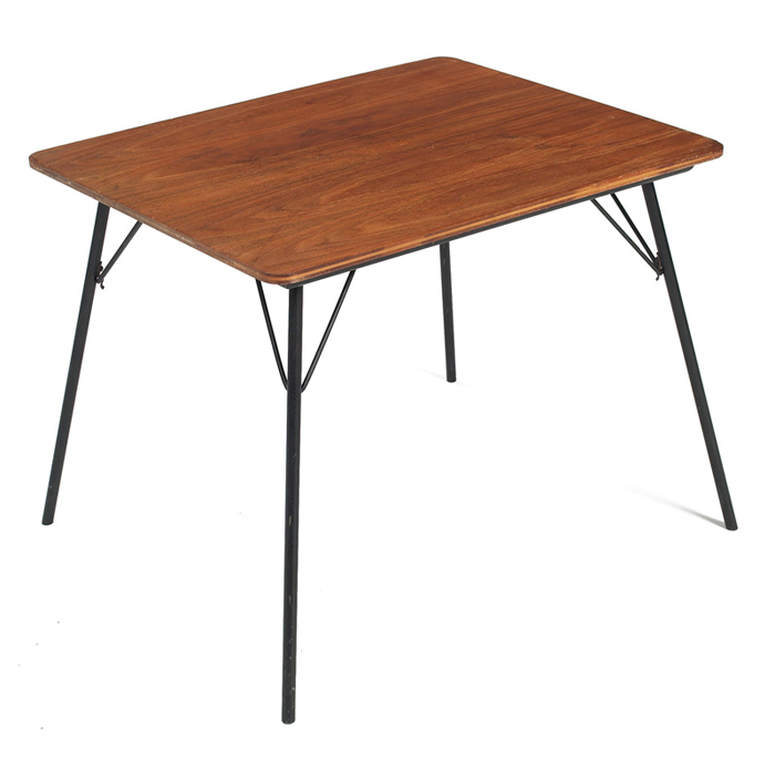 Appraisal: Charles and Ray Eames IT- table by Herman Miller walnut