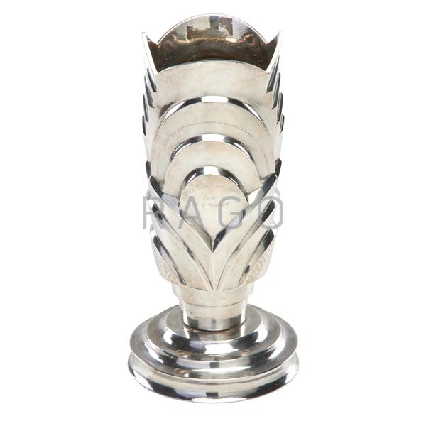 Appraisal: ART DECO Silver presentation cup Condition Report No damage