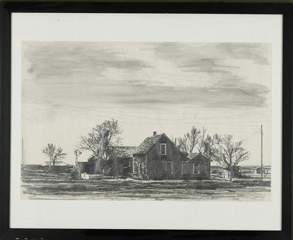 Appraisal: Attributed to Stefan Wegen th C House in a Field