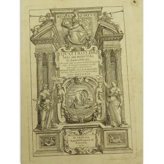 Appraisal: Andrea Palladio Italian - I quattro libri dell'architettura Venice The