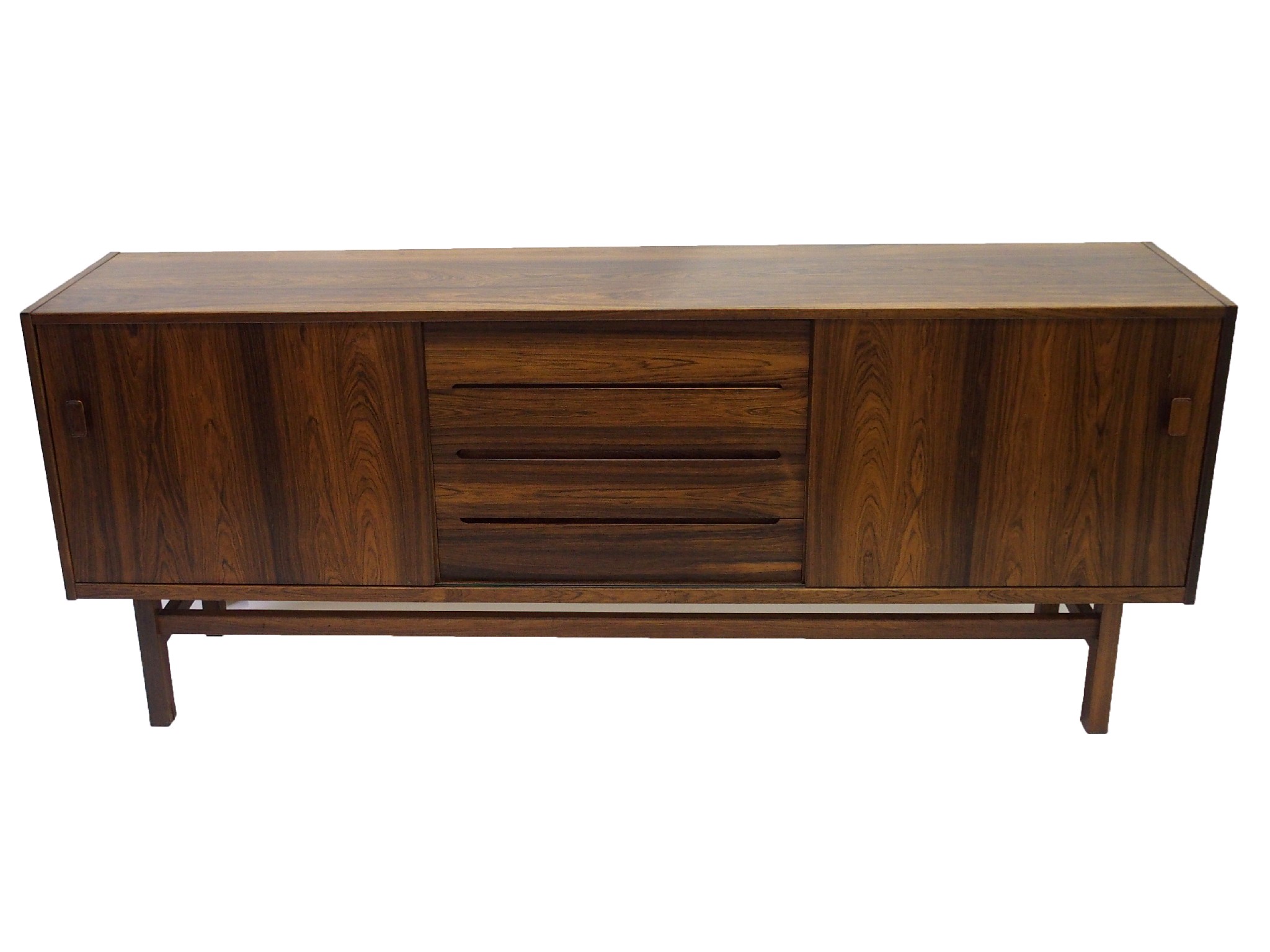 Appraisal: NILS JONSSON Swedish th Century An Arild rosewood sideboardproduced by