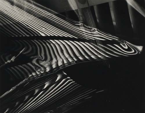 Appraisal: CORPRON CARLOTTA - Light abstraction Silver contact print x inches