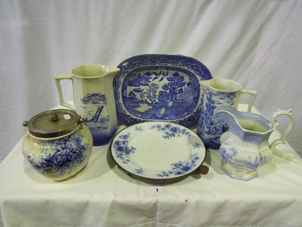 Appraisal: A collection of th century and other blue and white