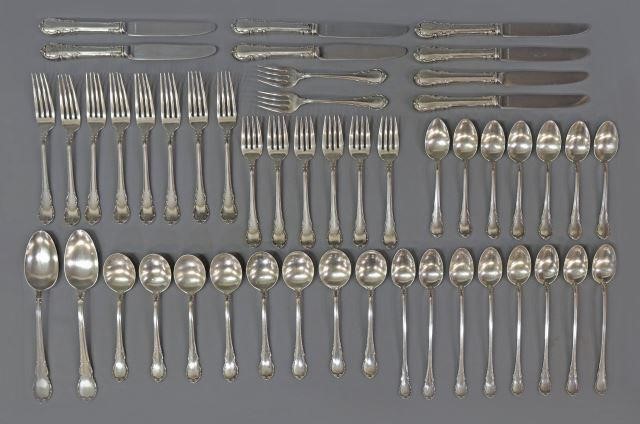 Appraisal: lot of American sterling silver flatware Lunt Silversmiths in the