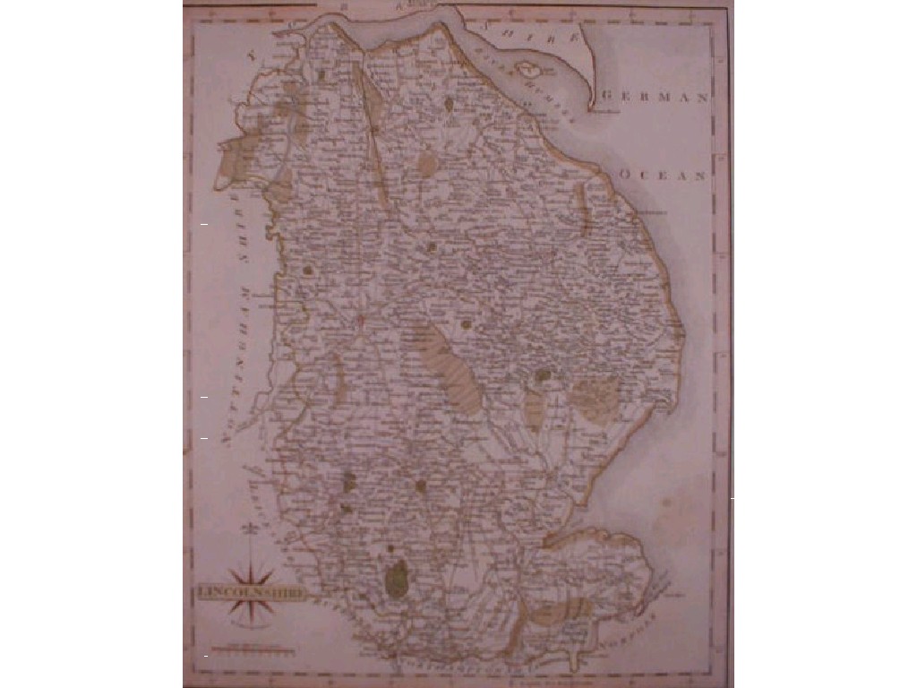 Appraisal: A map of Lincolnshire by J Cary dated X