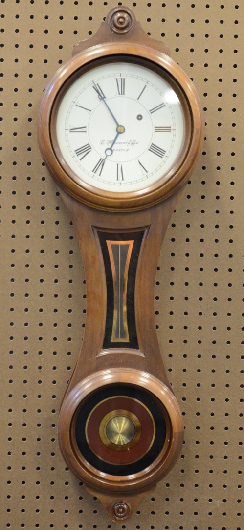 Appraisal: Replica Howard No figure wall clock by E Howard Co