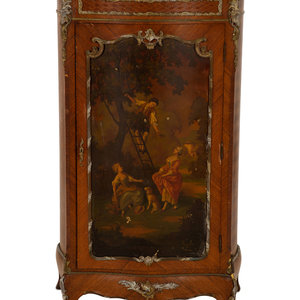 Appraisal: A Louis XV Style Gilt Bronze Mounted Parquetry and Vernis