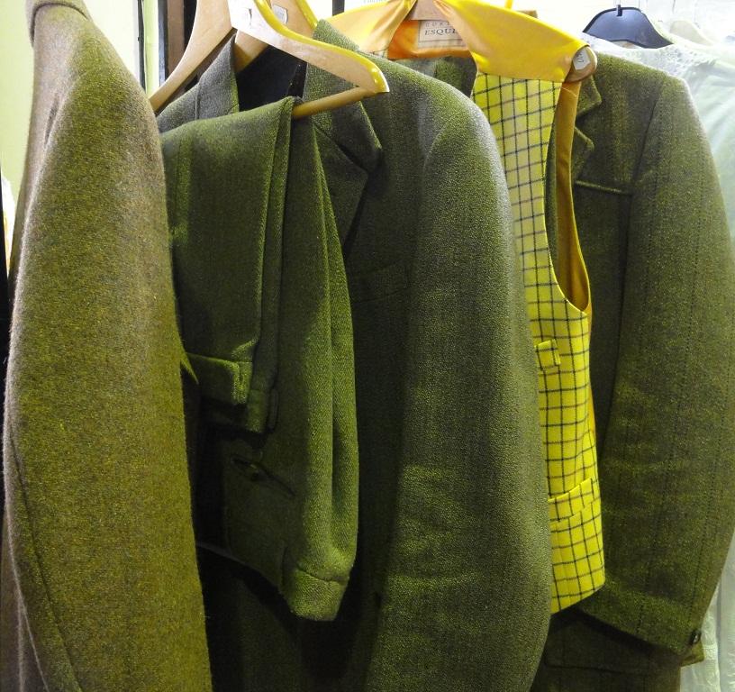 Appraisal: A collection of gentleman's clothes including a Harris tweed jacket