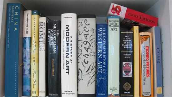 Appraisal: ONE SHELF OF ASSORTED GENERAL REFERENCE INCLUDING ART REFERENCE