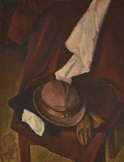 Appraisal: NIKOLAI STEPANOVICH TROSHIN RUSSIAN - Still Life with Hat oil