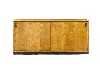 Appraisal: A WHITE SYCAMORE VENEERED PLYWOOD SIDEBOARD THE DESIGN ATTRIBUTED TO