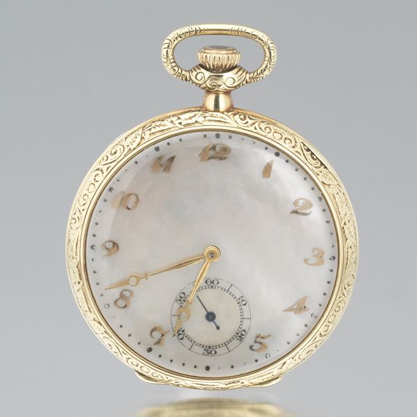 Appraisal: GRUEN VERI-THIN K GOLD POCKET WATCH mm gold case Non