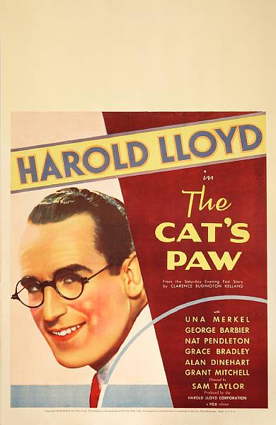 Appraisal: A Harold Lloyd group of posters Three in lot including