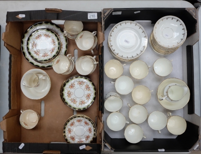 Appraisal: A collection of Stanley China tea ware in varying designs