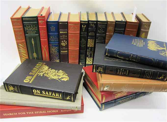 Appraisal: COLLECTION OF TWENTY-ONE SAFARI BOOKS including The African Collection Briar