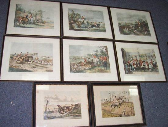 Appraisal: after F C TurnerBachelor's Hallplates - colour prints cm x