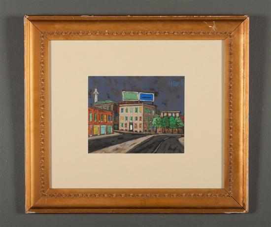 Appraisal: Harry Evans Jr American th century Baltimore gouache on paper