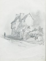 Appraisal: Attributed to Thomas Lound English - Untitled Graphite on paper