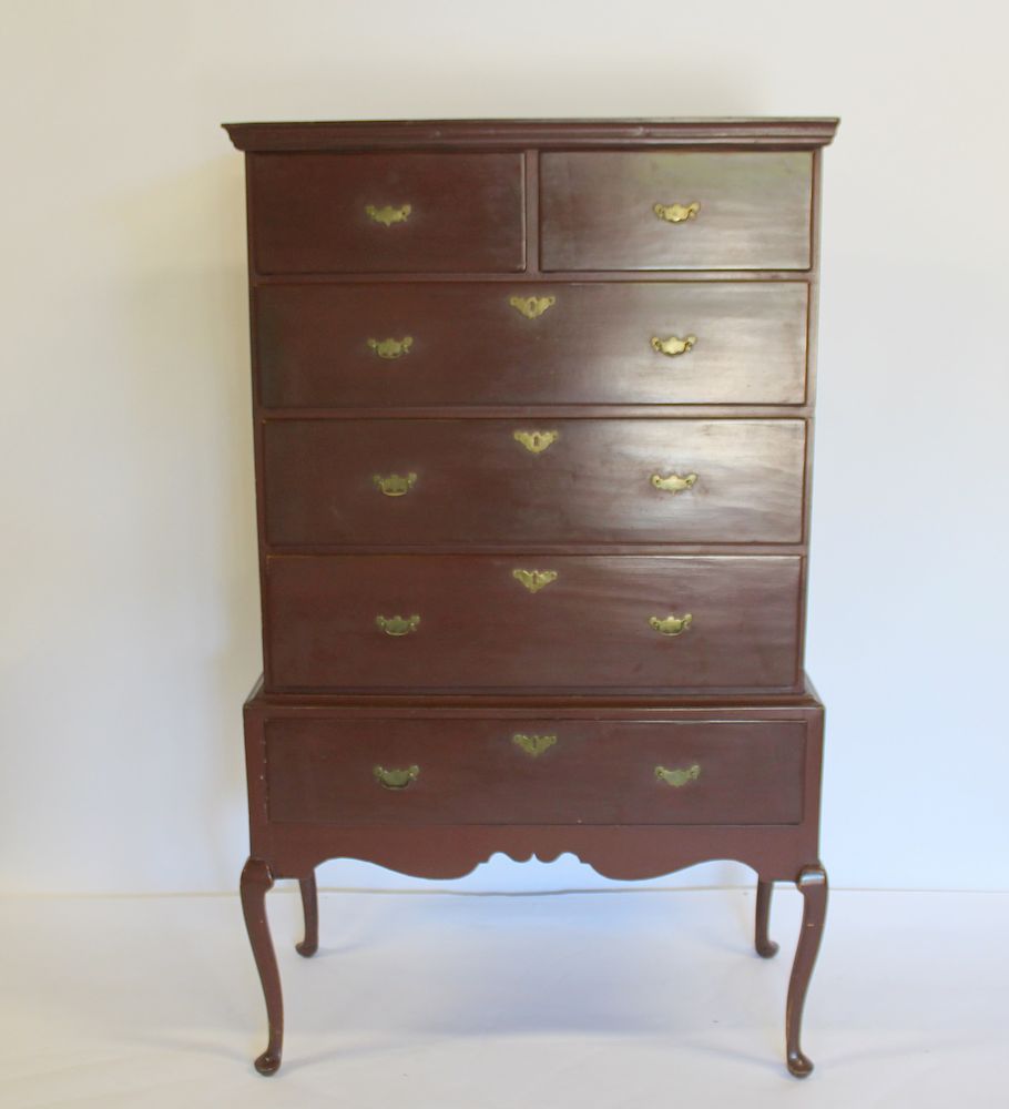 Appraisal: Antique American Q A Chest On Stand From a Bronx