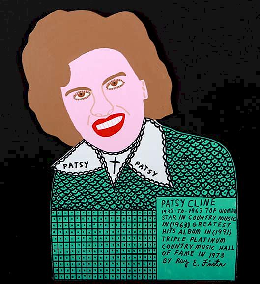 Appraisal: Outsider Art Roy Finster Patsy Cline Finster Roy Patsy Cline