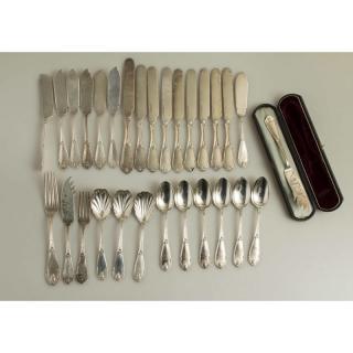 Appraisal: Silver Flatware Gargoyle Pattern Assembled lot of pieces silver flatware